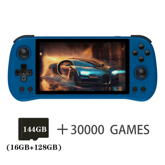 iGameConsole POWKIDDY X55 Best Retro Handheld Gaming Console 2026 | 90000 Preloaded GBA SNES PS1 Games Plug and Play | Back to School Gift for Kids Adults Dad | 5.5 Inch IPS Linux 64GB Emulator Console | Nostalgic Classic Gaming Childhood Memories