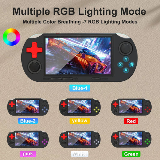 iGameConsole GAMINJA ANS16 Best Retro Handheld Gaming Console 2026 | 10000 Preloaded GBA SNES PS1 Games Plug and Play | Back to School Gift for Kids Adults Dad | 4.5 Inch IPS Linux 64GB Emulator Console | Nostalgic Classic Gaming Childhood Memories