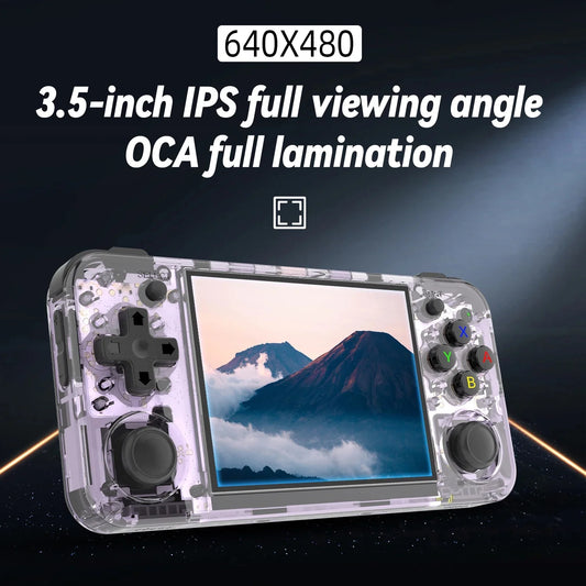 iGameConsole RG35XX Best Retro Handheld Gaming Console 2026 | 10000 Preloaded GBA SNES PS1 Games Plug and Play | Back to School Gift for Kids Adults Dad | 3.5 Inch IPS Linux 64GB Emulator Console | Nostalgic Classic Gaming Childhood Memories