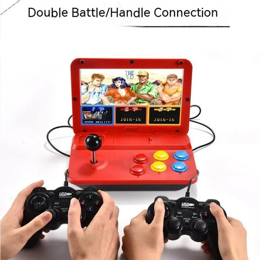 iGameConsole New Powkiddy Best Retro Handheld Gaming Console 2026 | 10000 Preloaded GBA SNES PS1 Games Plug and Play | Back to School Gift for Kids Adults Dad | 10 Inch IPS Linux 64GB Emulator Console | Nostalgic Classic Gaming Childhood Memories
