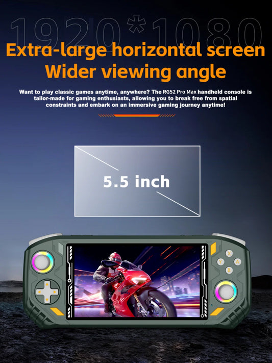 RG52 Pro Max — 5.5" Android Flagship Console (8G+128G Monster Specs)