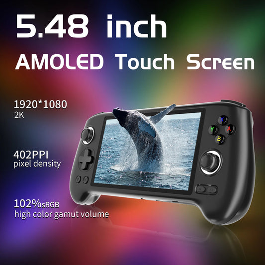 iGameConsole Anbernic Best WiFi Retro Handheld Console 2026 | 10000 Preloaded GBA SNES PS1 Games Plug and Play | Back to School Gift for Kids Adults Dad | 5.48 Inch IPS Android 64GB Emulator Console | Nostalgic Classic Gaming Childhood Memories