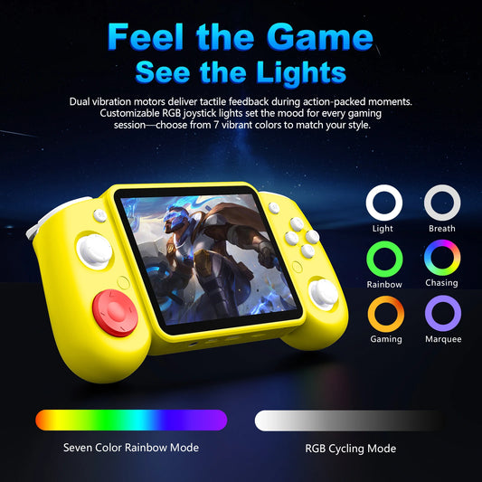 iGameConsole RG43H Pro Best Premium Retro Handheld Console 2026 | 10000 Preloaded GBA SNES PS1 Games Plug and Play | Back to School Gift for Kids Adults Dad | 4.3 Inch IPS Linux 64GB Emulator Console | Nostalgic Classic Gaming Childhood Memories