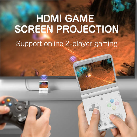 iGameConsole MIYOO Best Premium Retro Handheld Console 2026 | 10000 Preloaded GBA SNES PS1 Games Plug and Play | Back to School Gift for Kids Adults Dad | 2.8 Inch IPS OnionOS 64GB Emulator Console | Nostalgic Classic Gaming Childhood Memories