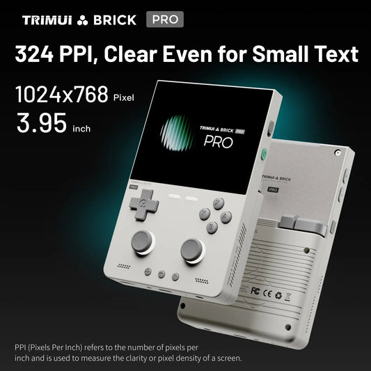 iGameConsole TrimUI Brick Best Premium Retro Handheld Console 2026 | 10000 Preloaded GBA SNES PS1 Games Plug and Play | Back to School Gift for Kids Adults Dad | 3.95 Inch IPS Linux 64GB Emulator Console | Nostalgic Classic Gaming Childhood Memories