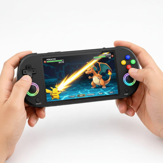 iGameConsole M22 Pro Best Premium Retro Handheld Console 2026 | 10000 Preloaded GBA SNES PS1 Games Plug and Play | Back to School Gift for Kids Adults Dad | 5.0 Inch IPS Linux 64GB Emulator Console | Nostalgic Classic Gaming Childhood Memories