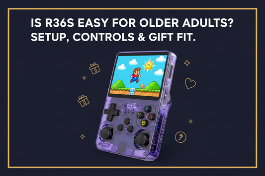 R36S for older adults — 2026 — setup, controls and gift fit guide by iGameConsole