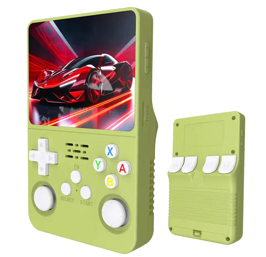 R36S vs RG353V comparison 2026 — entry vs mid-range Anbernic retro handheld compared by iGameConsole Lab-Tested