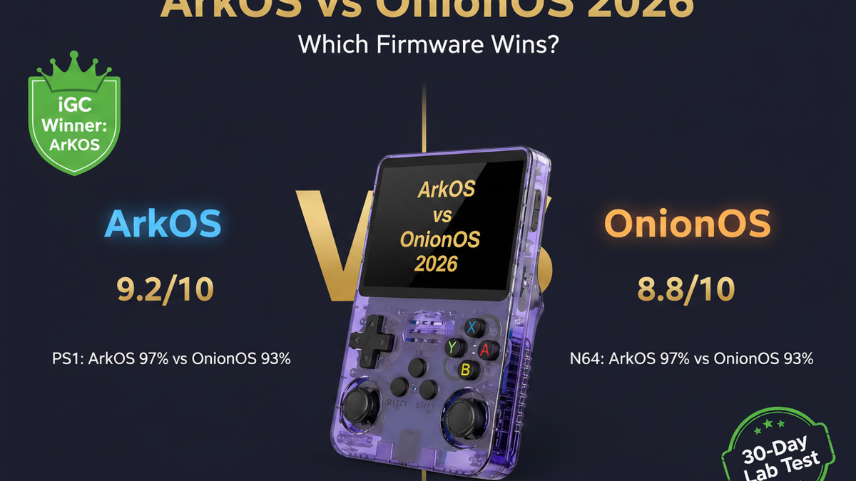 ArkOS vs OnionOS 2026: Which Firmware is Better for R36S? — iGC