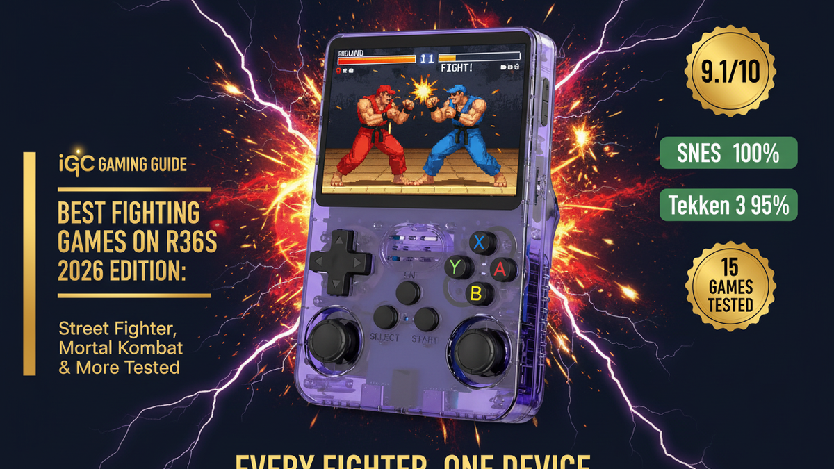 Best Fighting Games on R36S 2026: Street Fighter, Mortal Kombat & More Tested