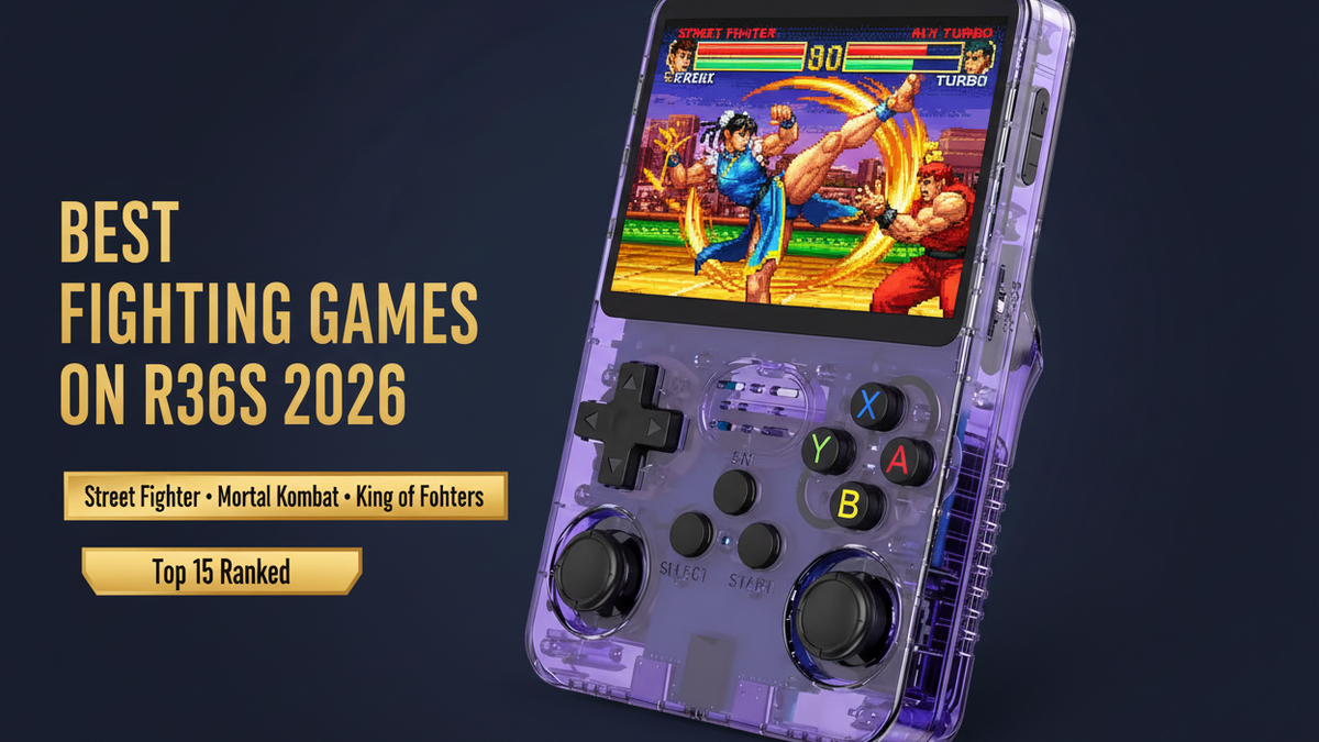 Best fighting games on R36S 2026 Street Fighter Mortal Kombat King of Fighters top 15 iGameConsole