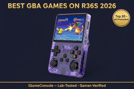 Best GBA games on R36S 2026 top 20 Pokemon Emerald Zelda Minish Cap Metroid Fusion Castlevania iGameConsole