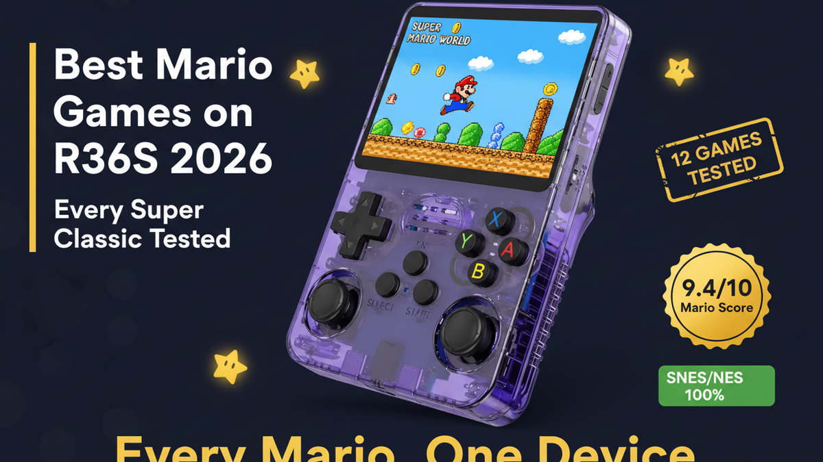 Best Mario Games on R36S 2026: Every Super Mario Classic Tested