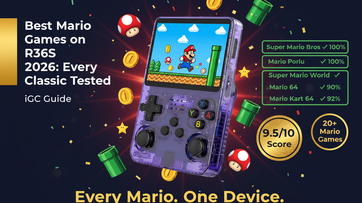 Best Mario Games on R36S 2026: Every Classic Tested — iGC
