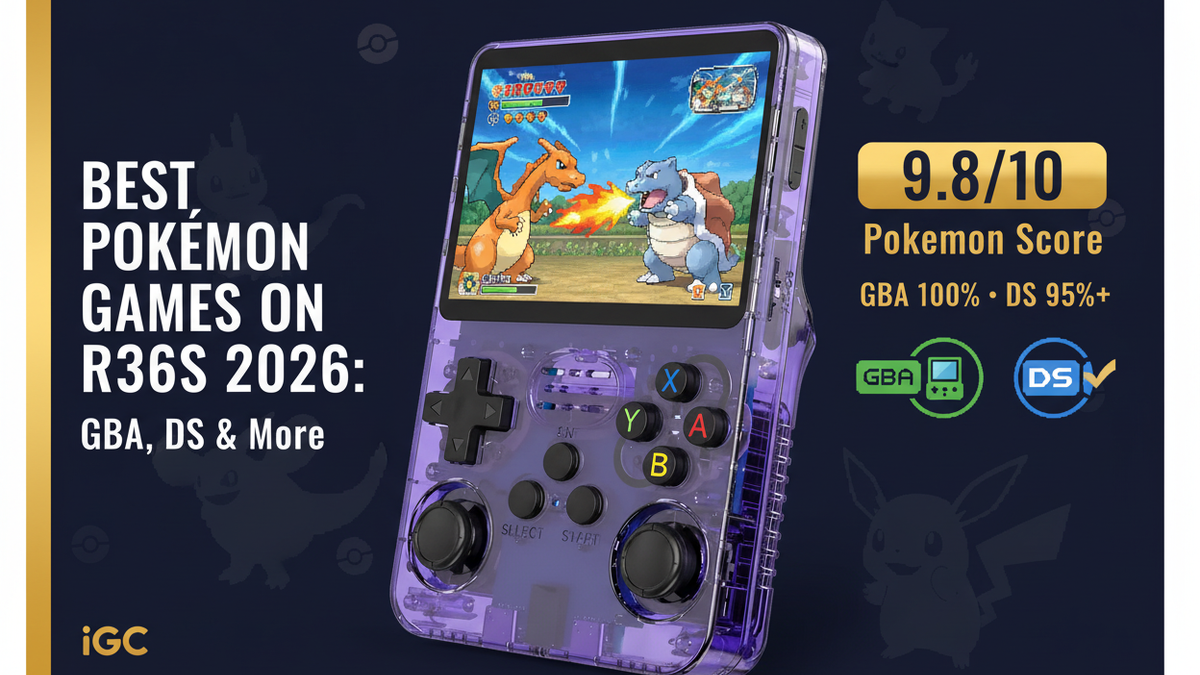 Best Pokemon Games on R36S 2026: GBA, DS & More — Complete List
