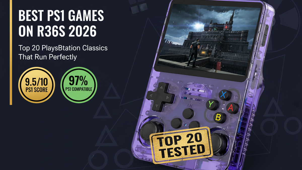 Best PS1 Games on R36S 2026: Top 20 PlayStation Classics That Run Perfectly