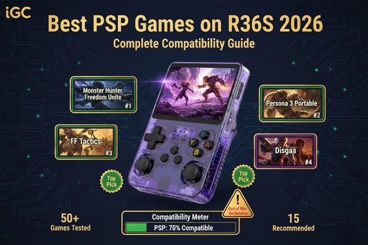 Best PSP Games on R36S 2026: Complete Guide — iGC