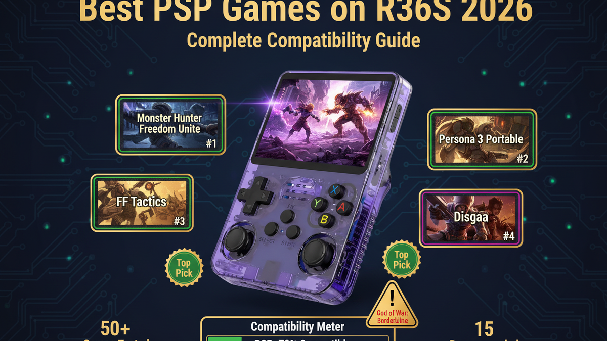 Best PSP Games on R36S 2026: Complete Guide — iGC