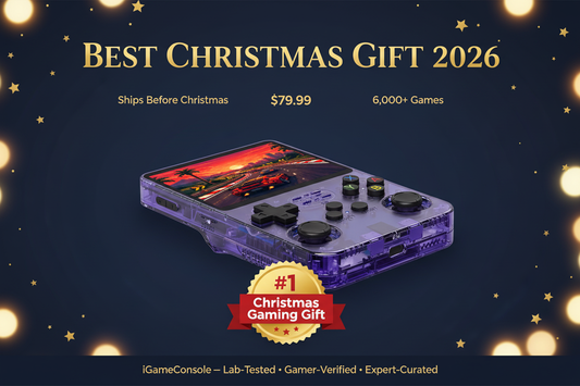 Best retro handheld Christmas gift 2026 — R36S by iGameConsole