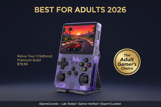Best retro handheld for adults 2026 — relive childhood R36S by iGameConsole