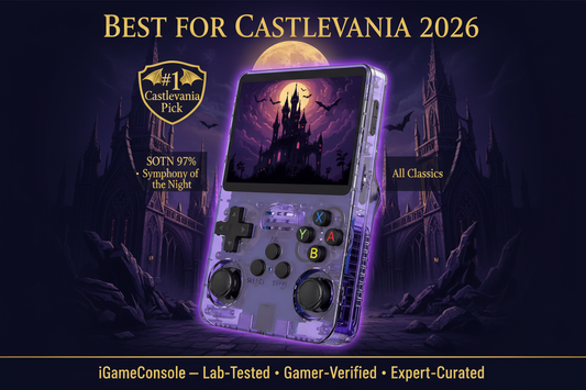 Best retro handheld for Castlevania 2026 — Symphony of the Night SOTN R36S by iGameConsole