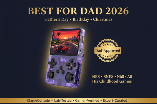 Best retro handheld for dad 2026 — Father's Day birthday Christmas gift R36S by iGameConsole