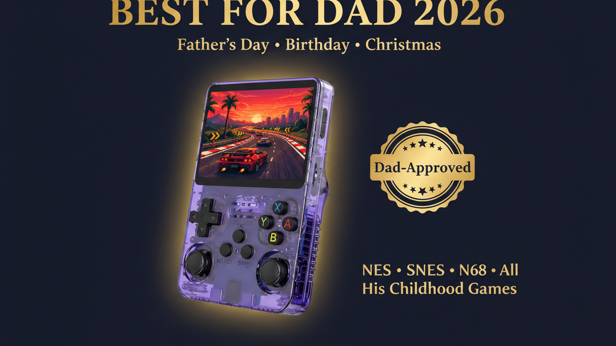 Best retro handheld for dad 2026 — Father's Day birthday Christmas gift R36S by iGameConsole