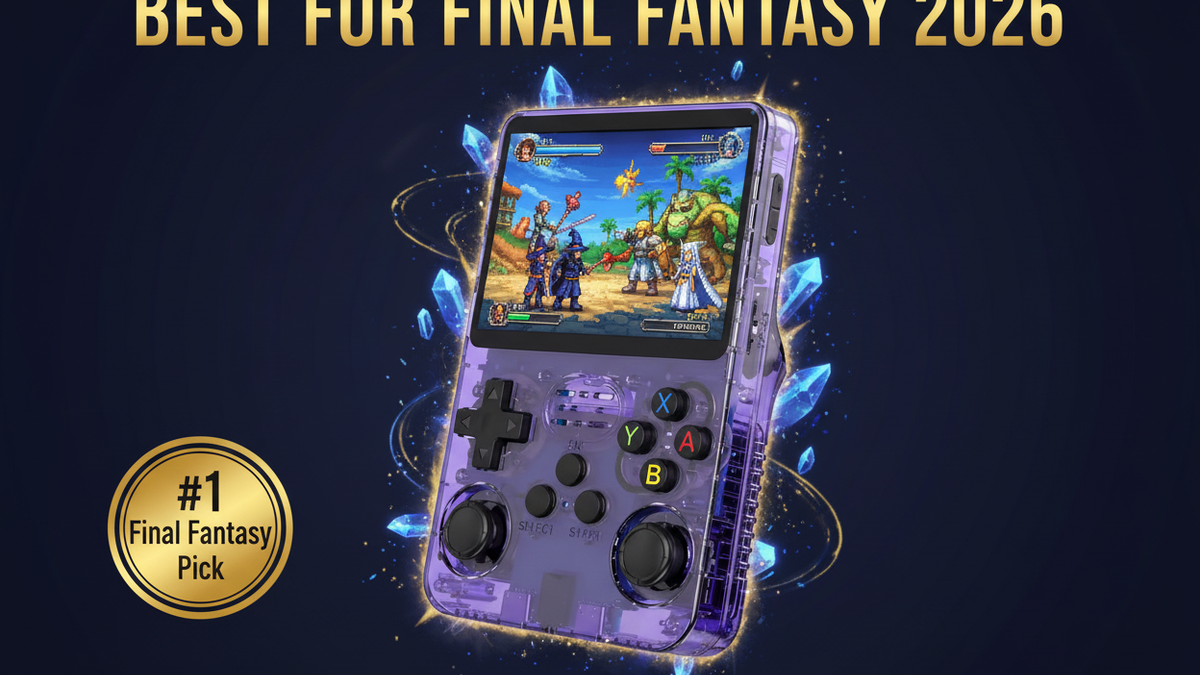 Best retro handheld for Final Fantasy games 2026 — FF7 to Tactics on R36S by iGameConsole