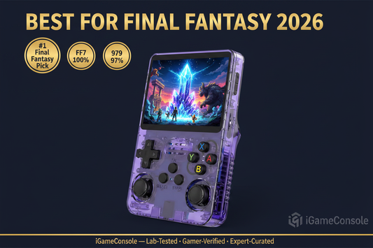 Best retro handheld for Final Fantasy 2026 — FF7 FF6 R36S by iGameConsole