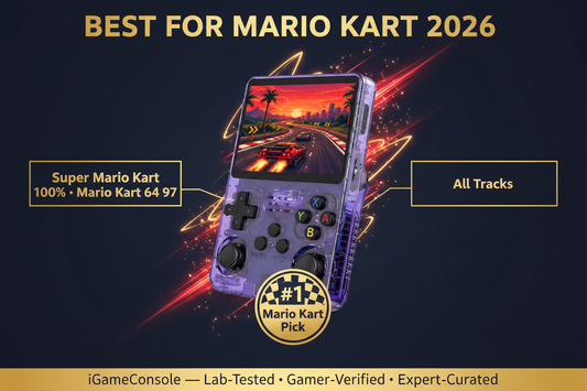 Best retro handheld for Mario Kart 2026 — SMK MK64 R36S by iGameConsole