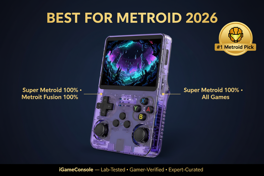 Best retro handheld for Metroid 2026 — Super Metroid Fusion R36S by iGameConsole