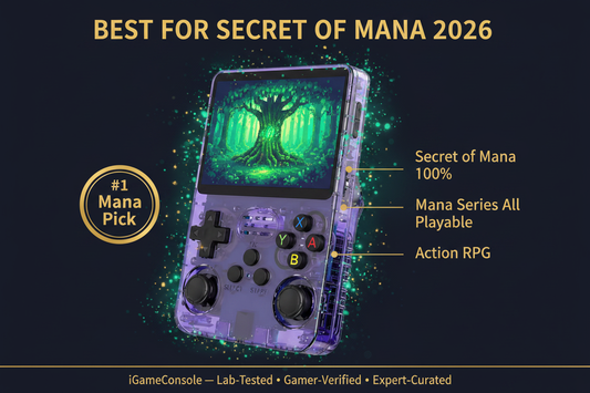 Best retro handheld for Secret of Mana 2026 — SoM SD3 Mana series R36S by iGameConsole