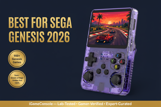 Best retro handheld for Sega Genesis 2026 — 900 games Sonic Streets of Rage Golden Axe R36S by iGameConsole