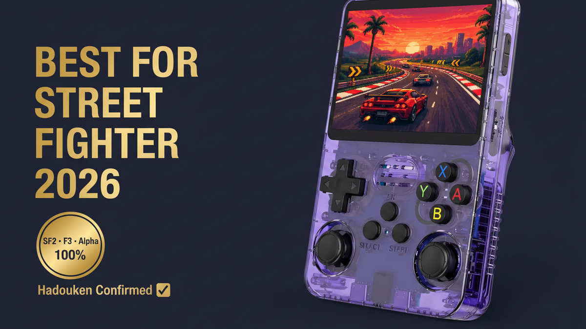 Best retro handheld for Street Fighter 2026 — SF2 SF3 Alpha 100% Hadouken confirmed R36S by iGameConsole