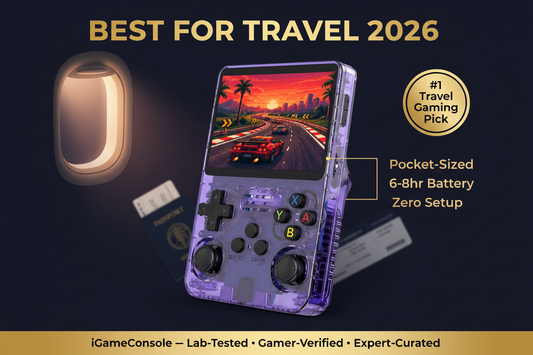 Best retro handheld for travel 2026 — R36S pocket-sized by iGameConsole