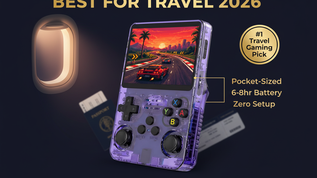 Best retro handheld for travel 2026 — R36S pocket-sized by iGameConsole