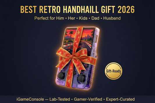 Best retro handheld gift 2026 — for him her kids dad husband Christmas birthday R36S by iGameConsole