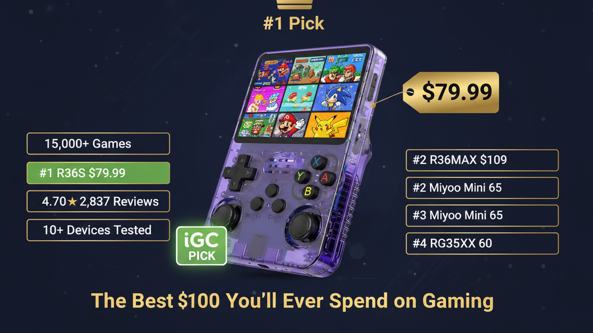 Best Retro Handheld Under $100 in 2026: iGC Complete Guide