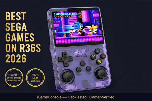 Best Sega games on R36S 2026 Sonic Streets of Rage Phantasy Star Genesis Mega Drive iGameConsole