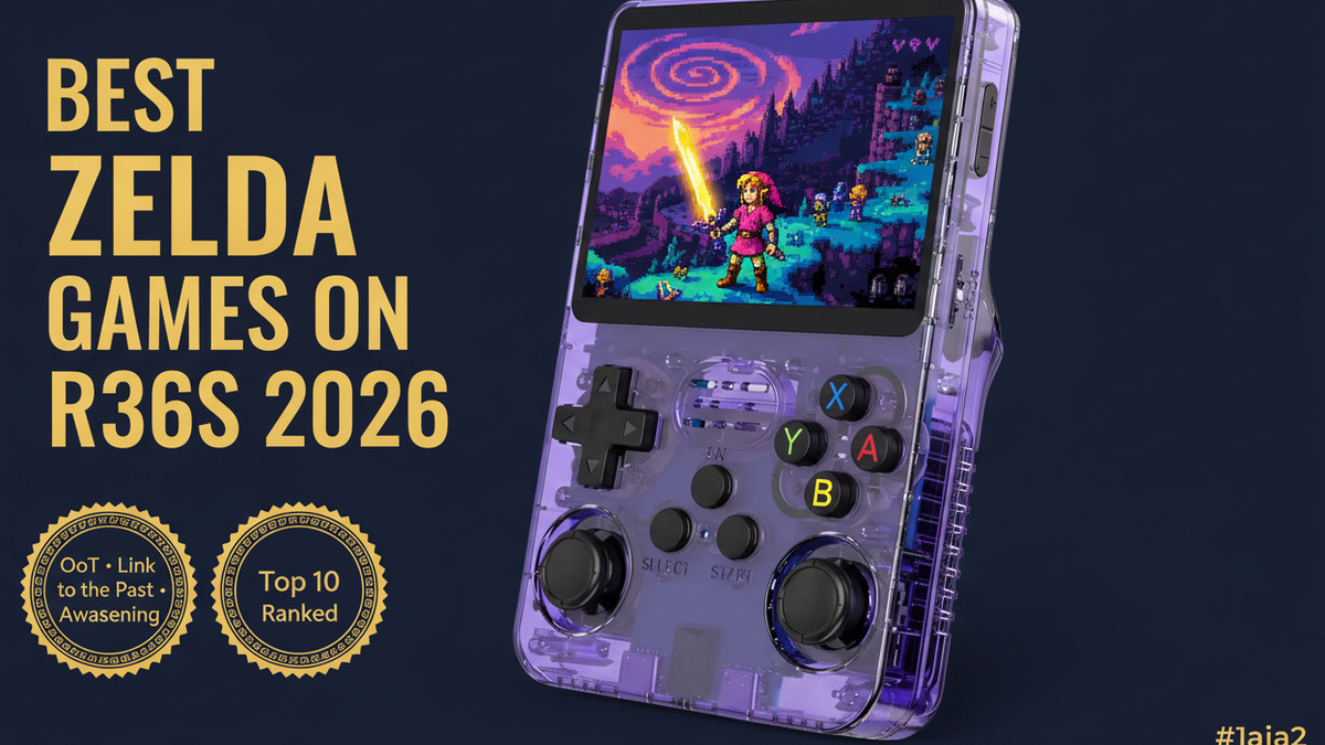 Best Zelda games on R36S 2026 Ocarina of Time Link to the Past Awakening top 10 iGameConsole