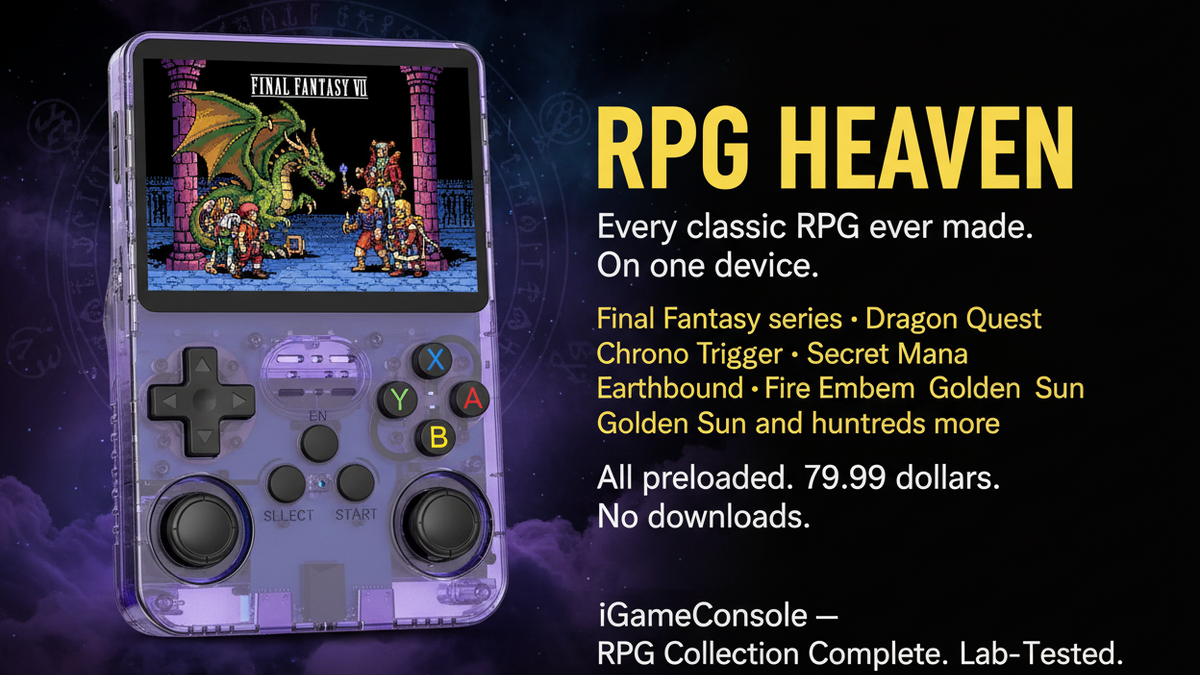 R36S as a Christmas Gift 2026: Why It's the Perfect Retro Gaming Gift iGC