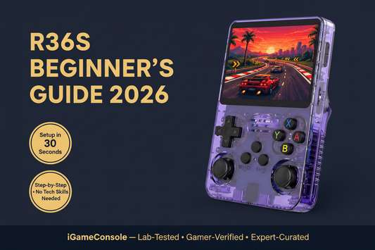 How to use R36S beginner guide 2026 — setup save states tips by iGameConsole