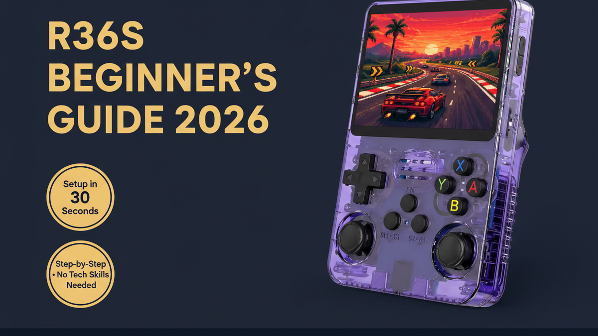 How to use R36S beginner guide 2026 — setup save states tips by iGameConsole
