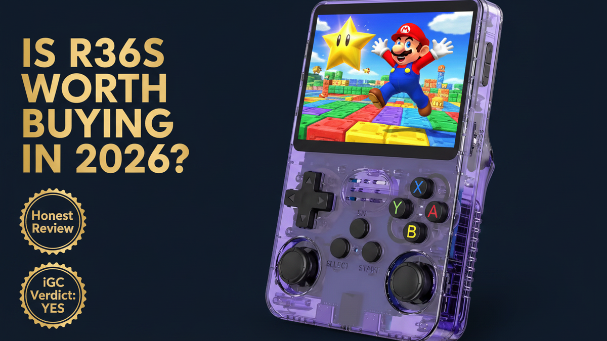 Is R36S worth buying 2026 honest review pros cons verdict iGC lab tested iGameConsole