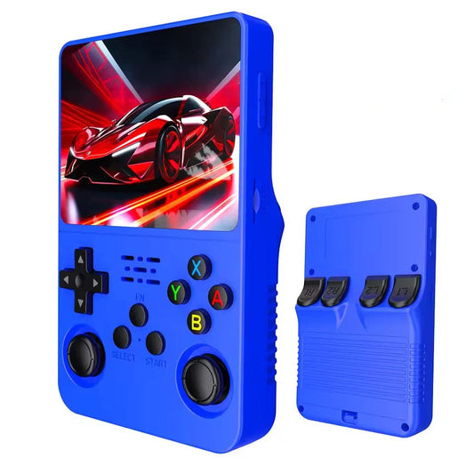 R36S vs R40S Pro comparison 2026 — budget vs mid-range retro handheld game console compared by iGameConsole