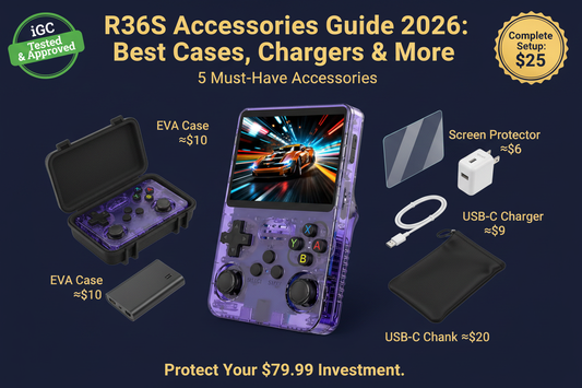 R36S Accessories Guide 2026: Best Cases, Chargers & More — iGC
