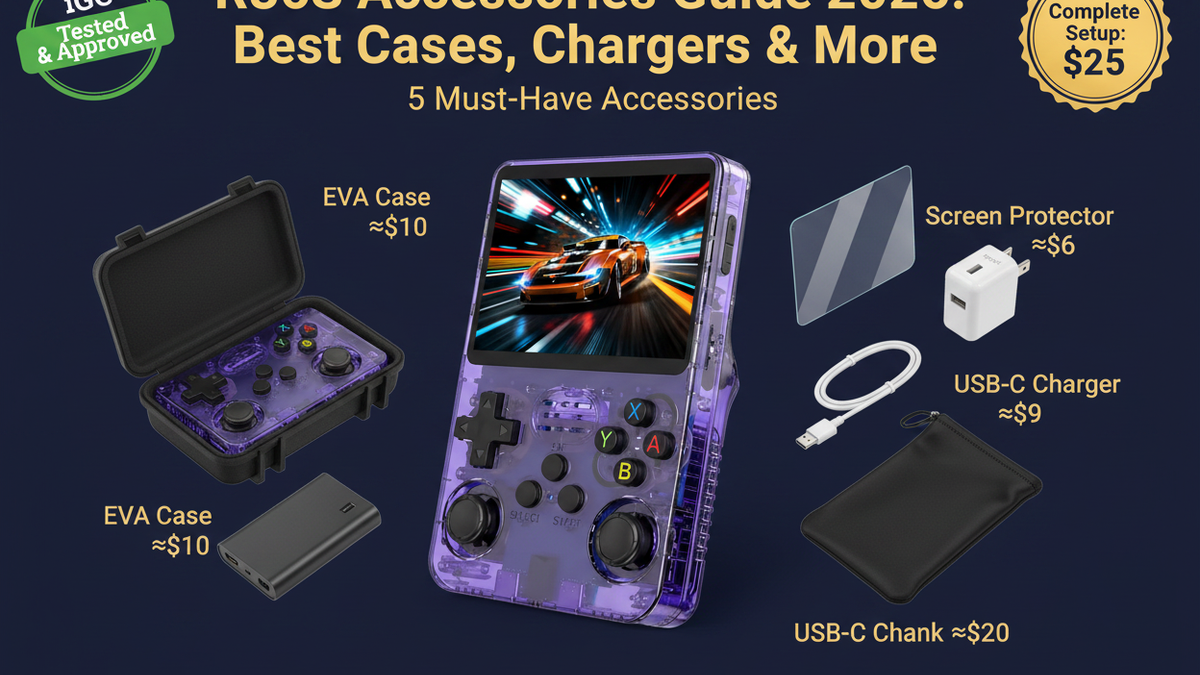 R36S Accessories Guide 2026: Best Cases, Chargers & More — iGC