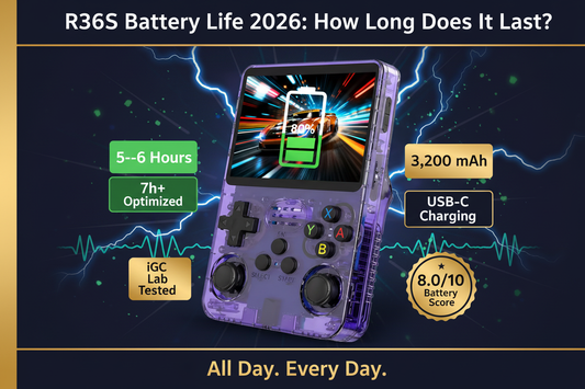 R36S Battery Life 2026: How Long Does It Last? Complete Guide — iGC