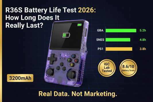 R36S Battery Life Test 2026: How Long Does It Really Last? — iGC Lab