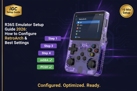 R36S Emulator Setup Guide 2026: How to Configure RetroArch & Best Settings — iGC